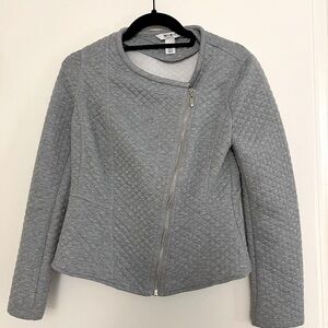 Gray White House Black Market Blazer